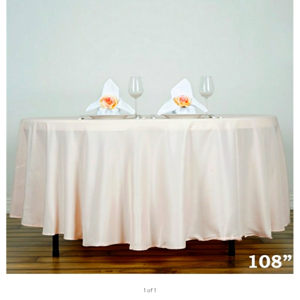 Polyester table cloth